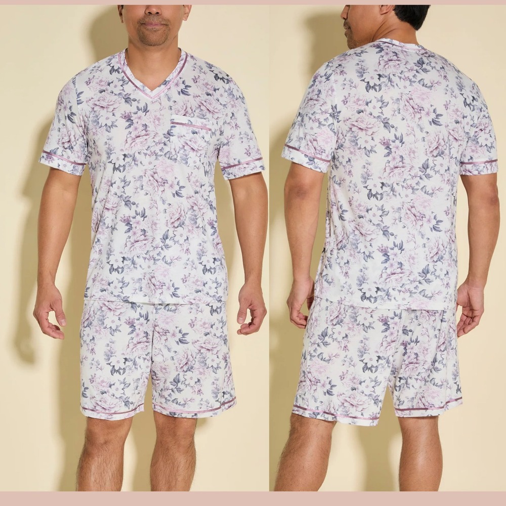 NWT $135 Cosabella [ Mens Large ] Bella Short Top & Shorts Pajama Set U1904
